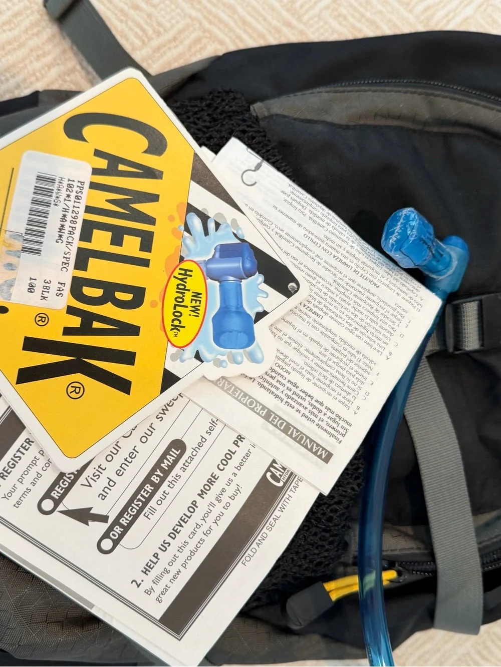 NWT CamelBak H.A.W.K Hydration Backpack. 3.0L. Black. Hiking. Outdoor. Camping